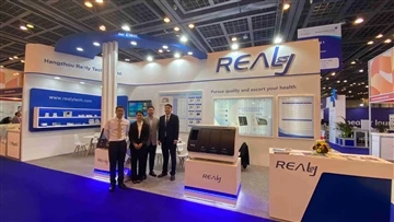 Medlab Middle East werd op 6 februari 2023 gehouden in het Dubai - Dubai Worl...