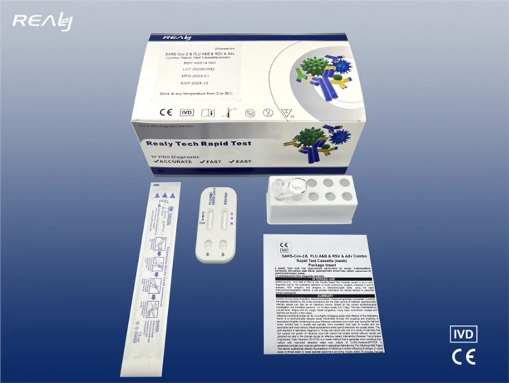 SARS-Cov-2 & FLU A&B & RSV & Adv Combo Rapid Test Cassette (swab) SARS-Cov-2 & FLU A&B & RSV & Adv Combo Rapid Test Cassette (swab)
